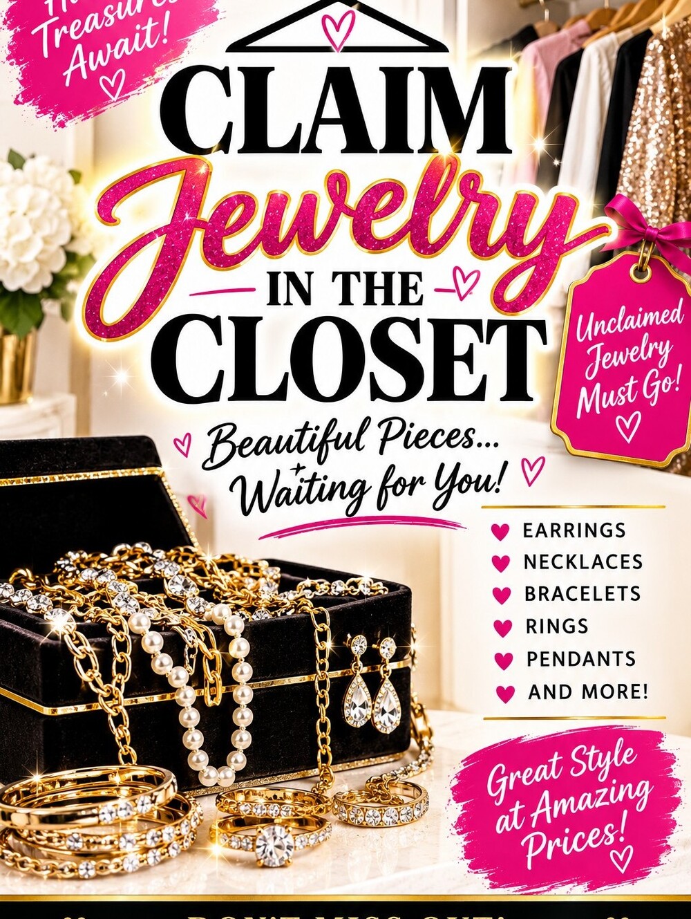 Claim open bags